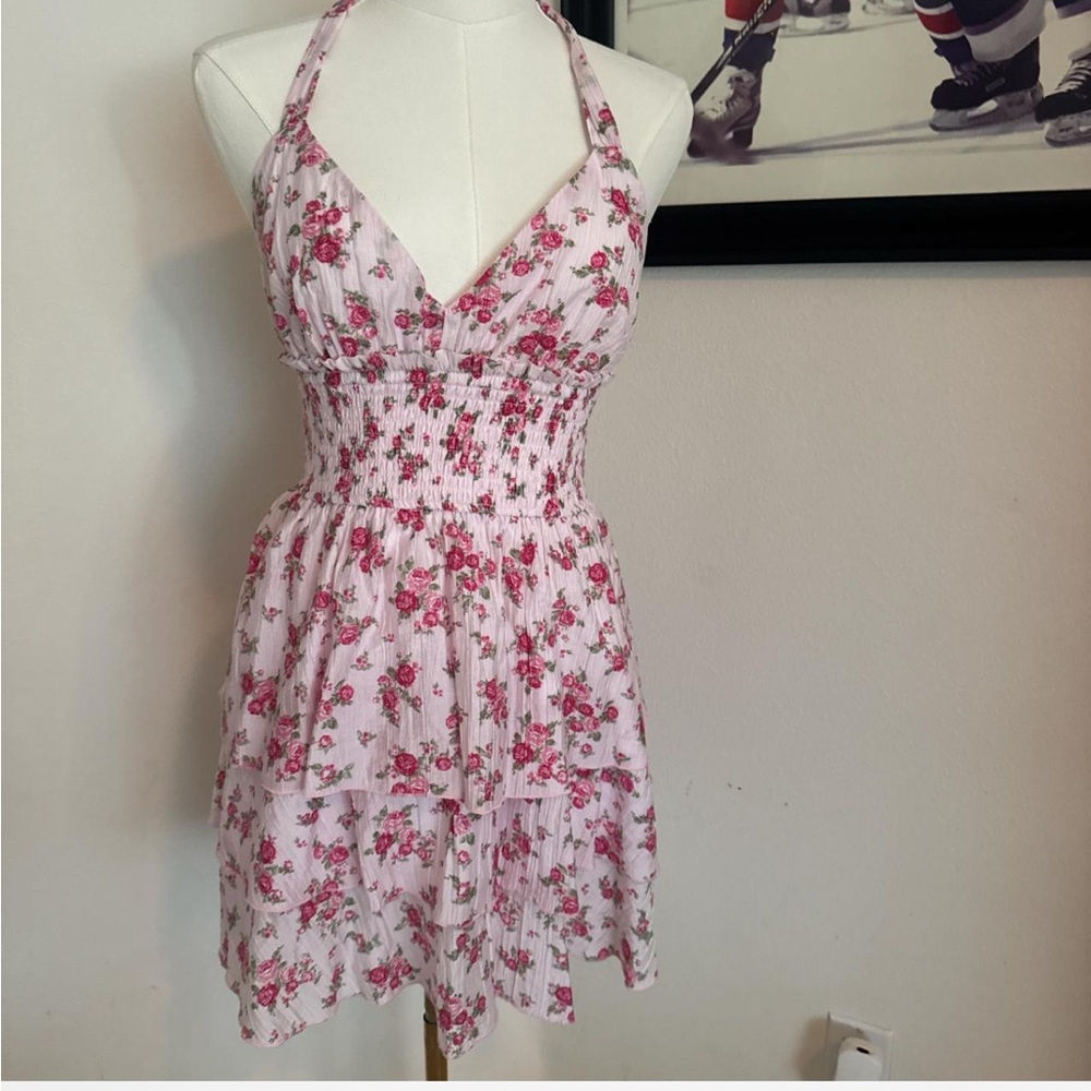Floral Halter Dress